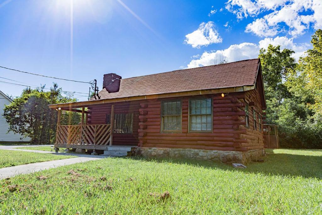Villa Authentic Log Cabin Mins From Chatts Best Sites Chattanooga Exterior foto